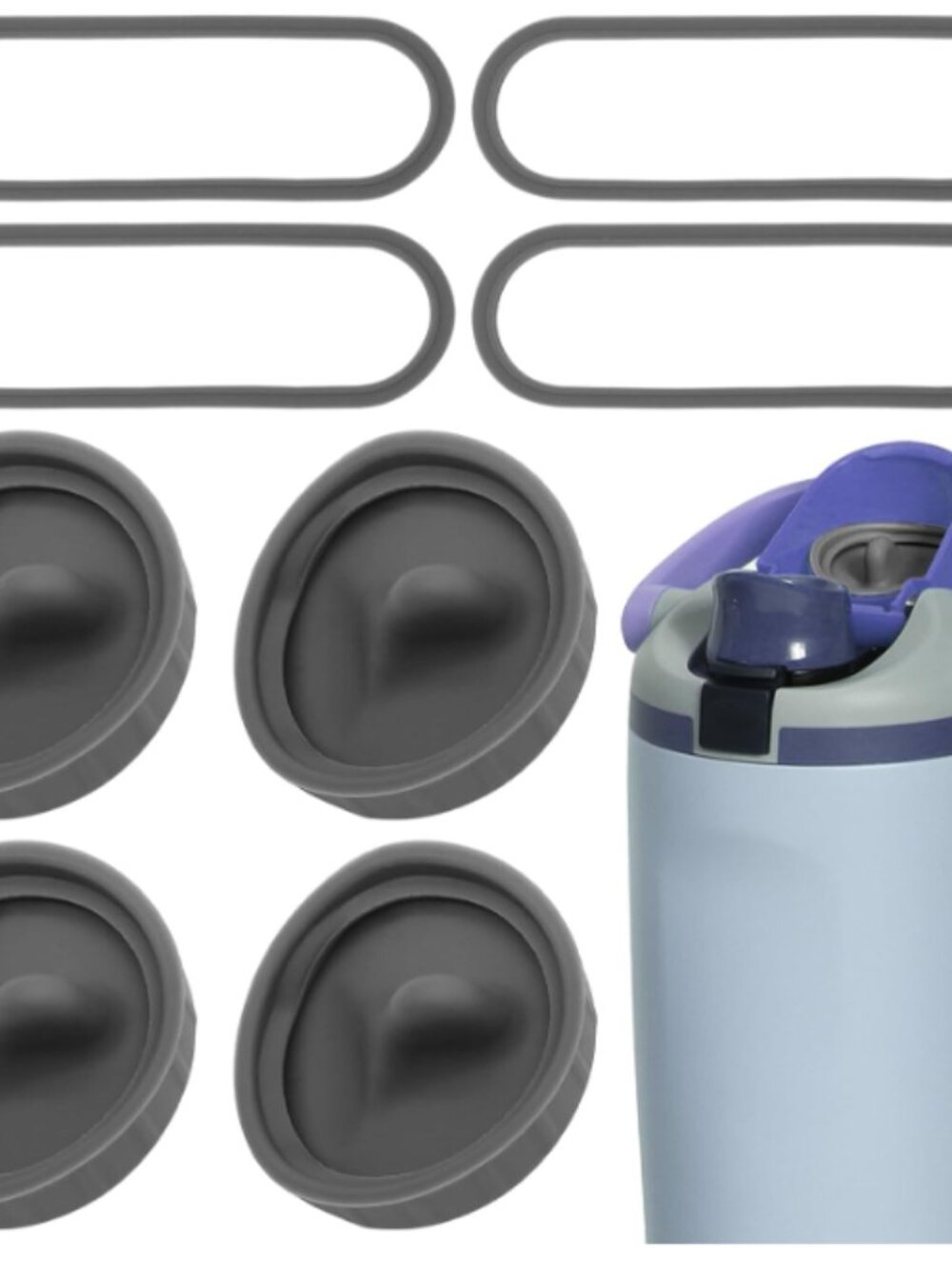 4Pcs Replacement Stopper Compatible with Owala FreeSip Sway Tumbler 30oz & 40oz